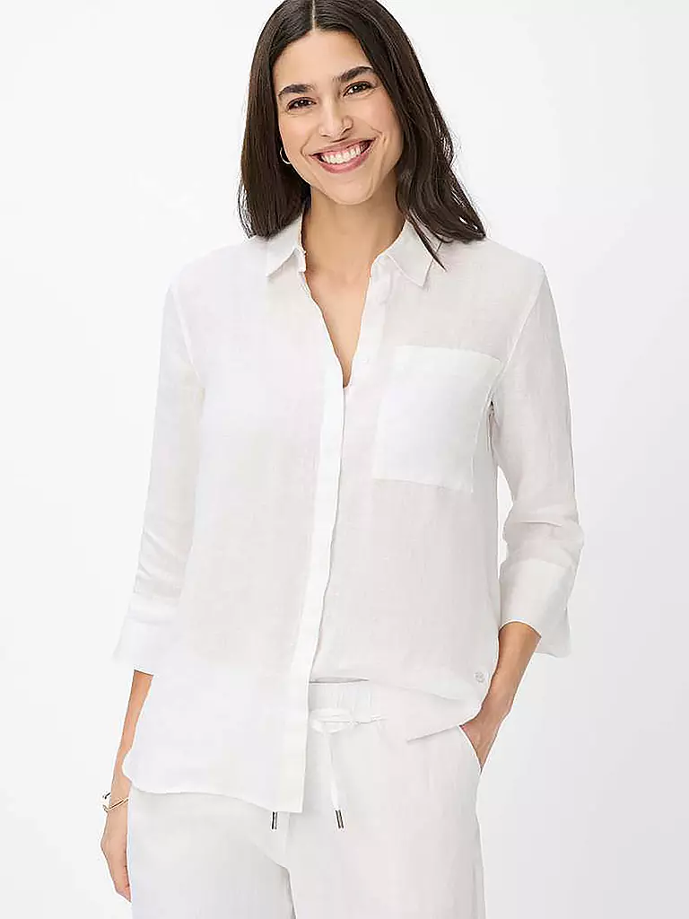 BRAX | Blusa de lino VICKI | Blanco