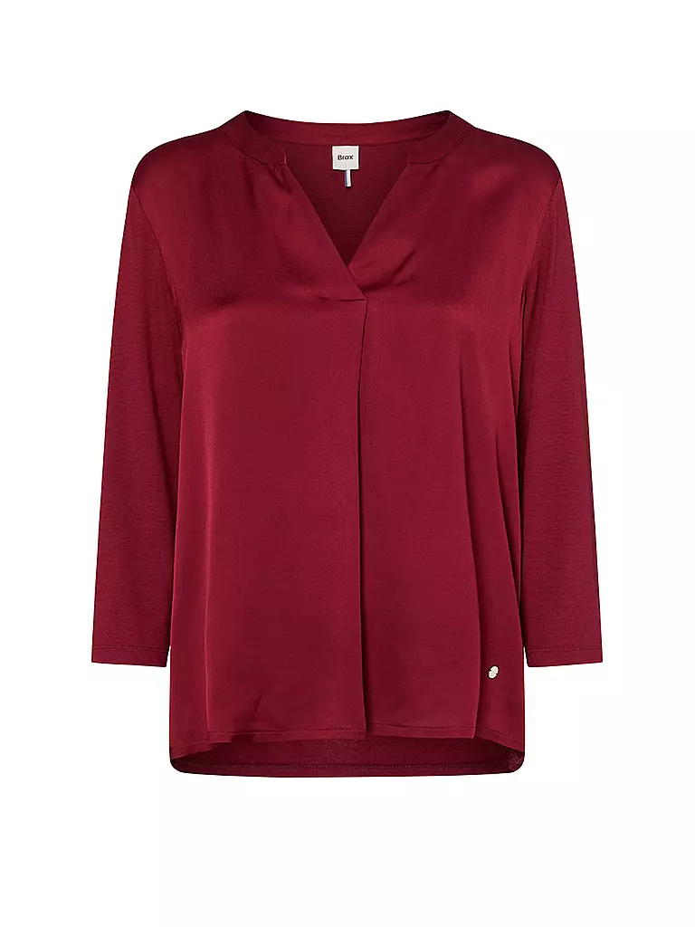 BRAX | Blusenshirt CLARISA M | Rojo oscuro
