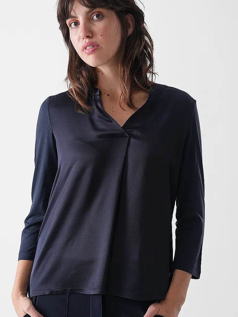 BRAX | Blusenshirt CLARISA M | Azul oscuro