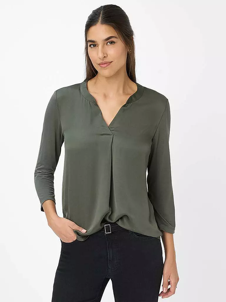 BRAX | Blusenshirt CLARISA M | Oliva