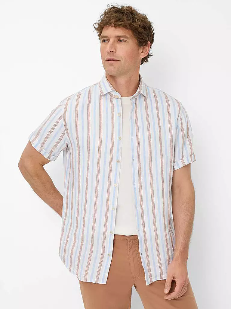 BRAX | Camisa de lino HARDY | Marrón claro