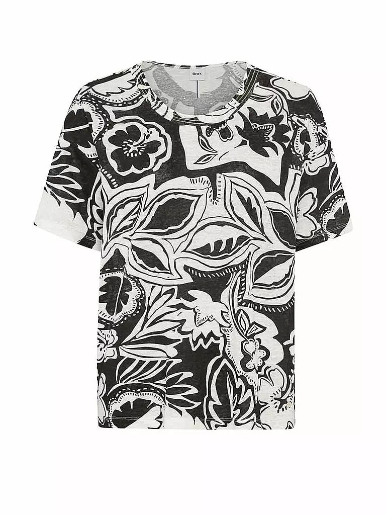 BRAX | Camiseta de lino CANDICE | Negro