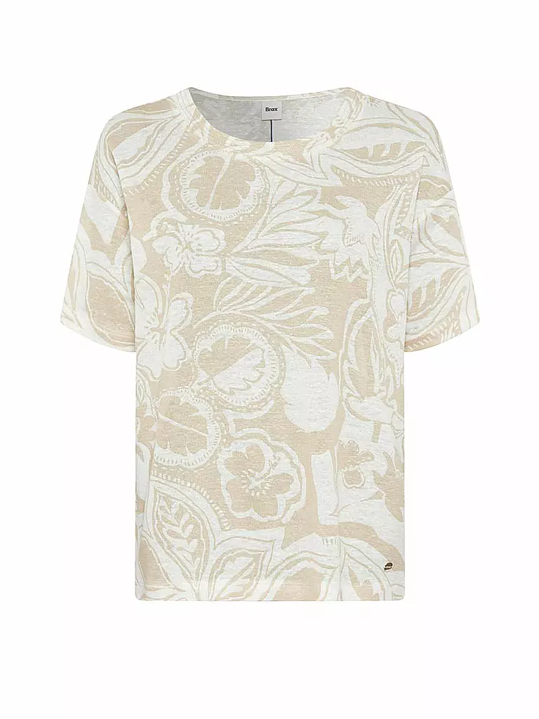 BRAX | Camiseta de lino CANDICE | Crema