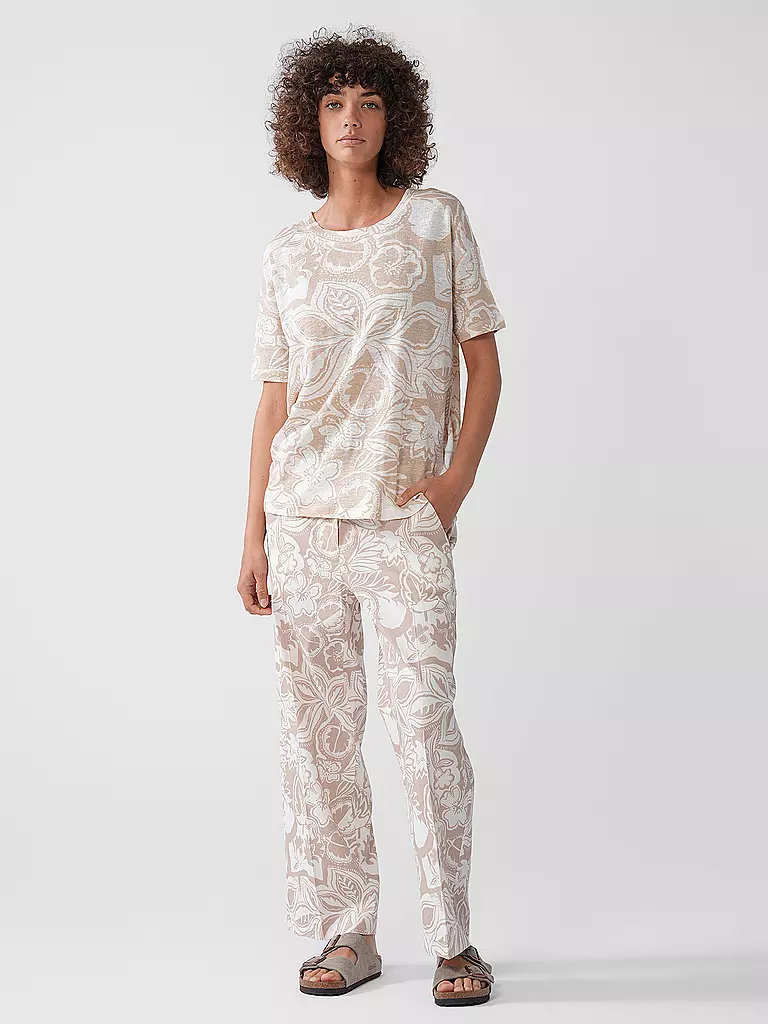 BRAX | Camiseta de lino CANDICE | Crema
