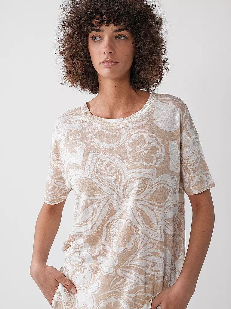 BRAX | Camiseta de lino CANDICE | Crema
