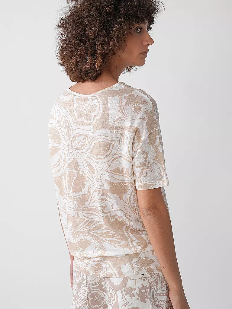 BRAX | Camiseta de lino CANDICE | Crema