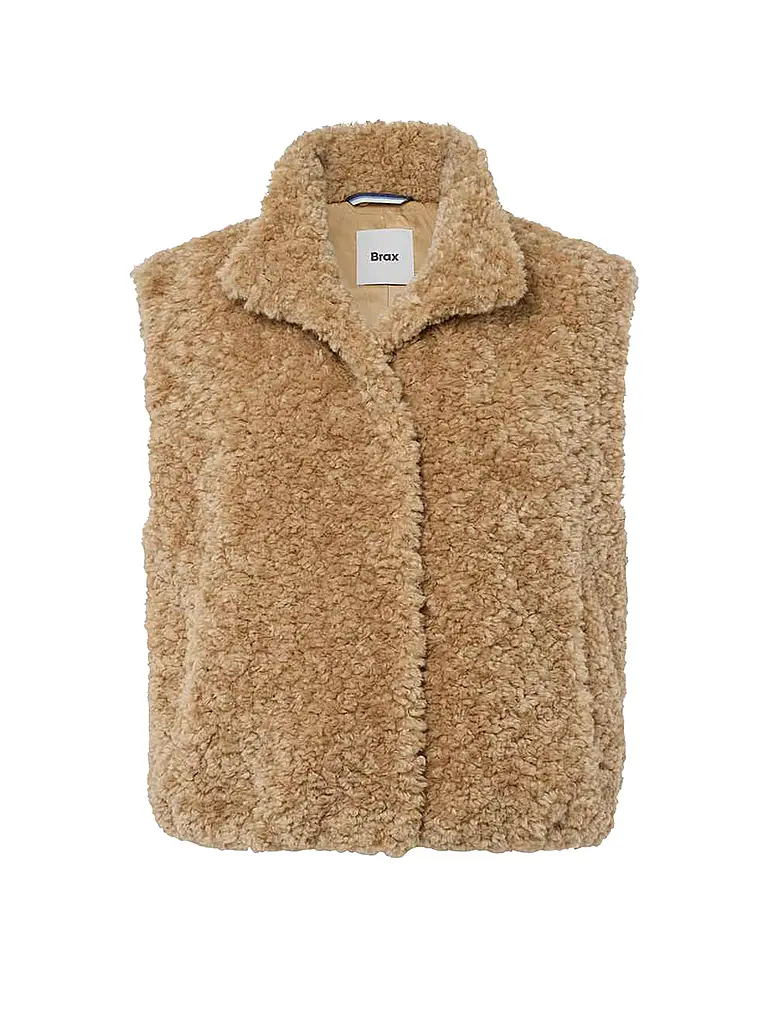 BRAX | Chaqueta con aspecto de piel OSLO | Camel