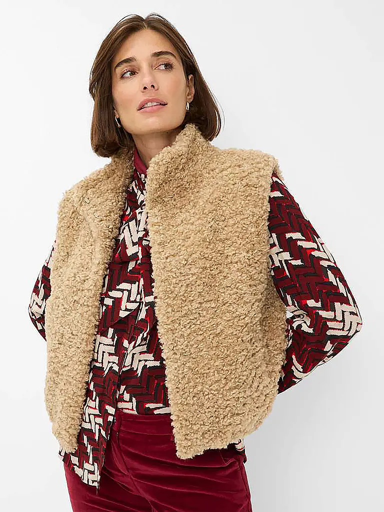 BRAX | Chaqueta con aspecto de piel OSLO | 