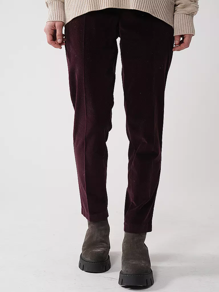 BRAX | Chino 7/8 MARON S | Rojo oscuro