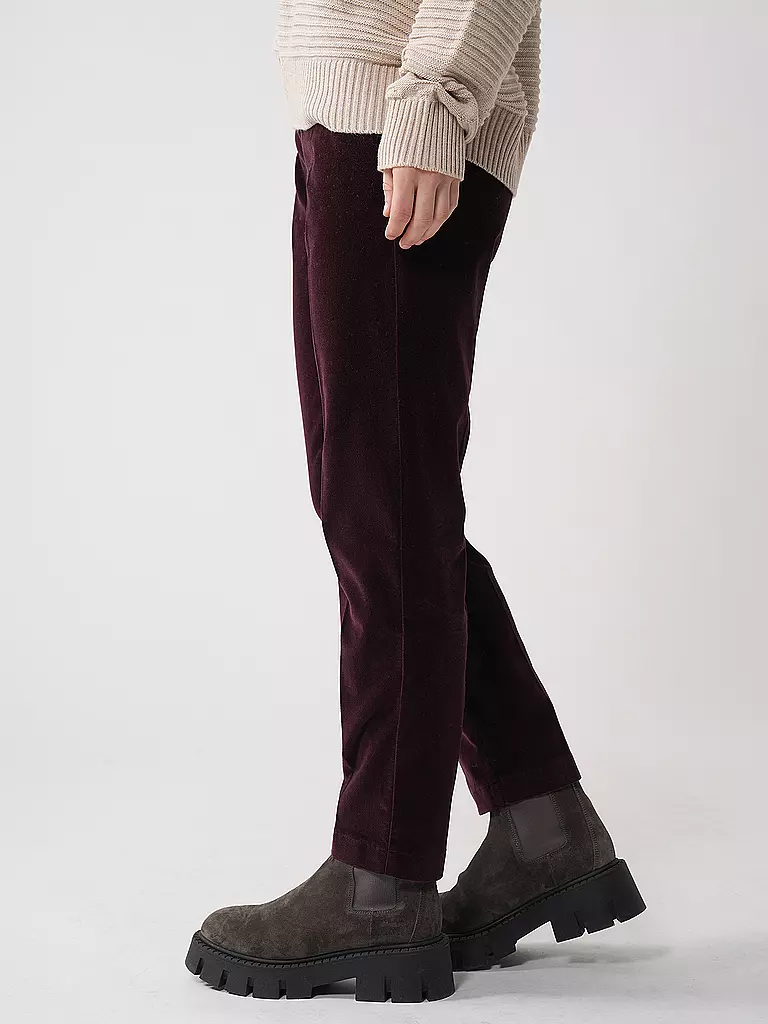 BRAX | Chino 7/8 MARON S | Rojo oscuro