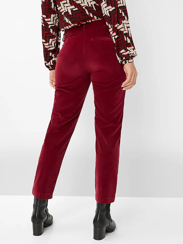 BRAX | Chino 7/8 MARON S | Rojo oscuro