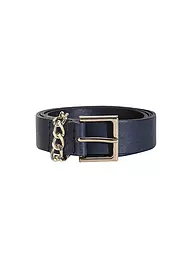 BRAX | Cinturón de cuero | Azul oscuro