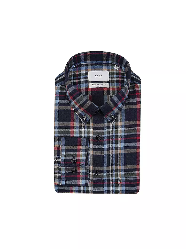 BRAX | Hemd DANIEL Modern Fit | Azul