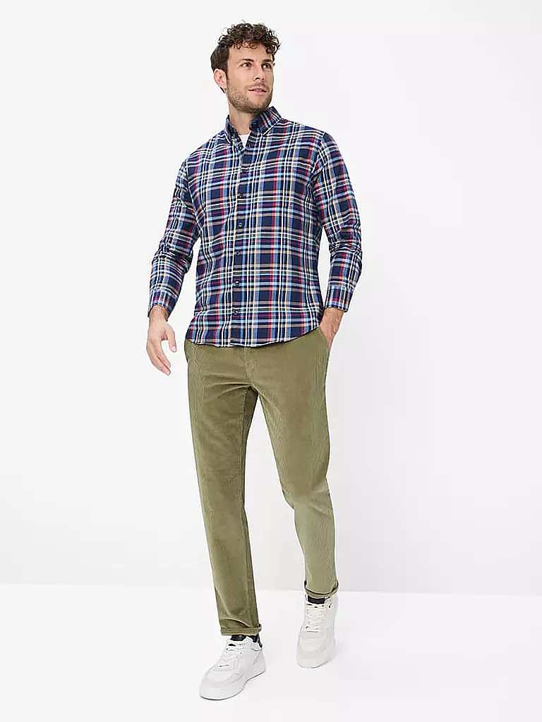 BRAX | Hemd DANIEL Modern Fit | Azul