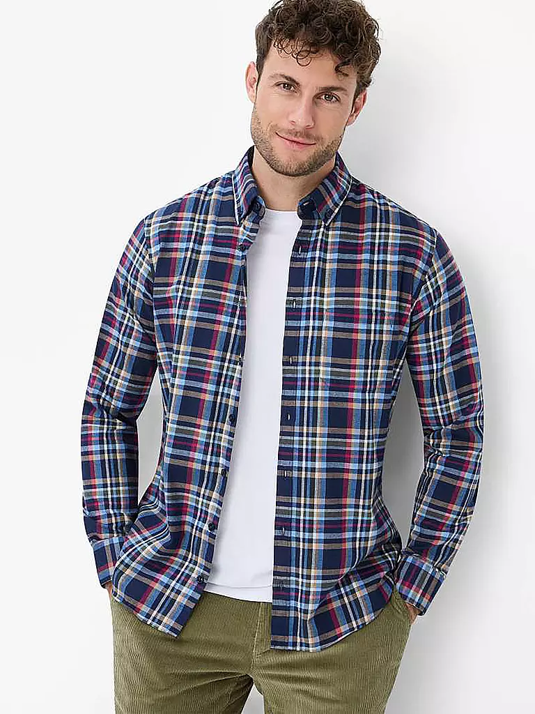 BRAX | Hemd DANIEL Modern Fit | Azul