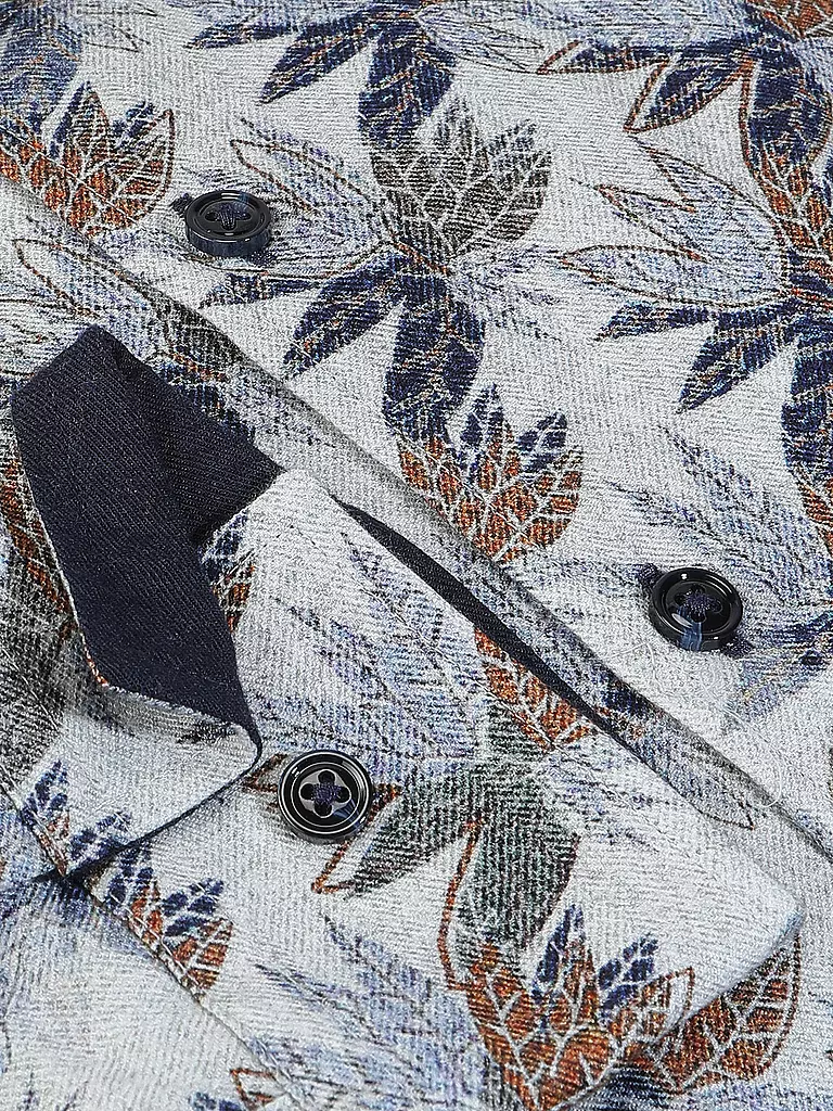 BRAX | Hemd Modern Fit HAROLD P | Azul oscuro