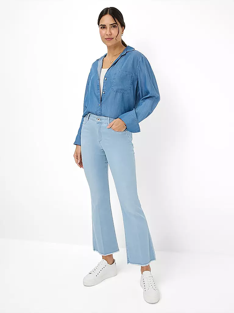 BRAX | Jeans Flared Fit SHAKIRA S 7/8 | Azul claro