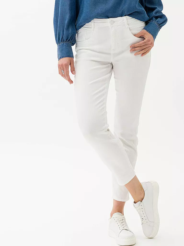 BRAX | Jeans Slim Fit 7/8 SHAKIRA S | Blanco