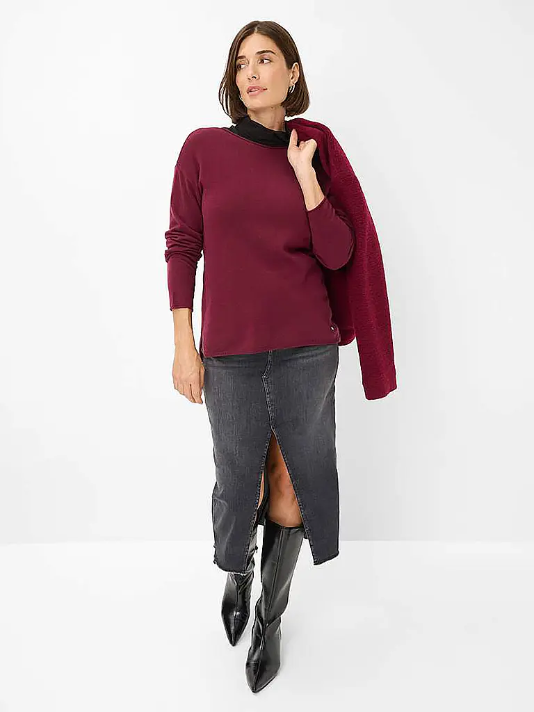 BRAX | Jersey LIZ | Rojo oscuro