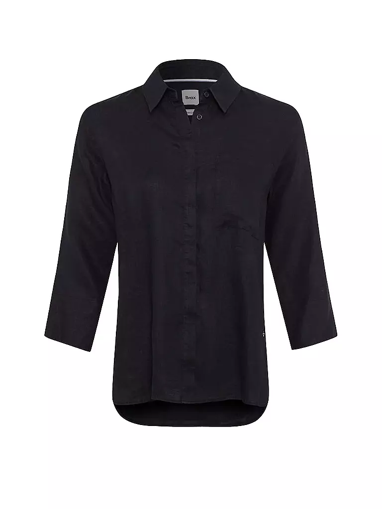 BRAX | Leinenbluse VICKI | Negro