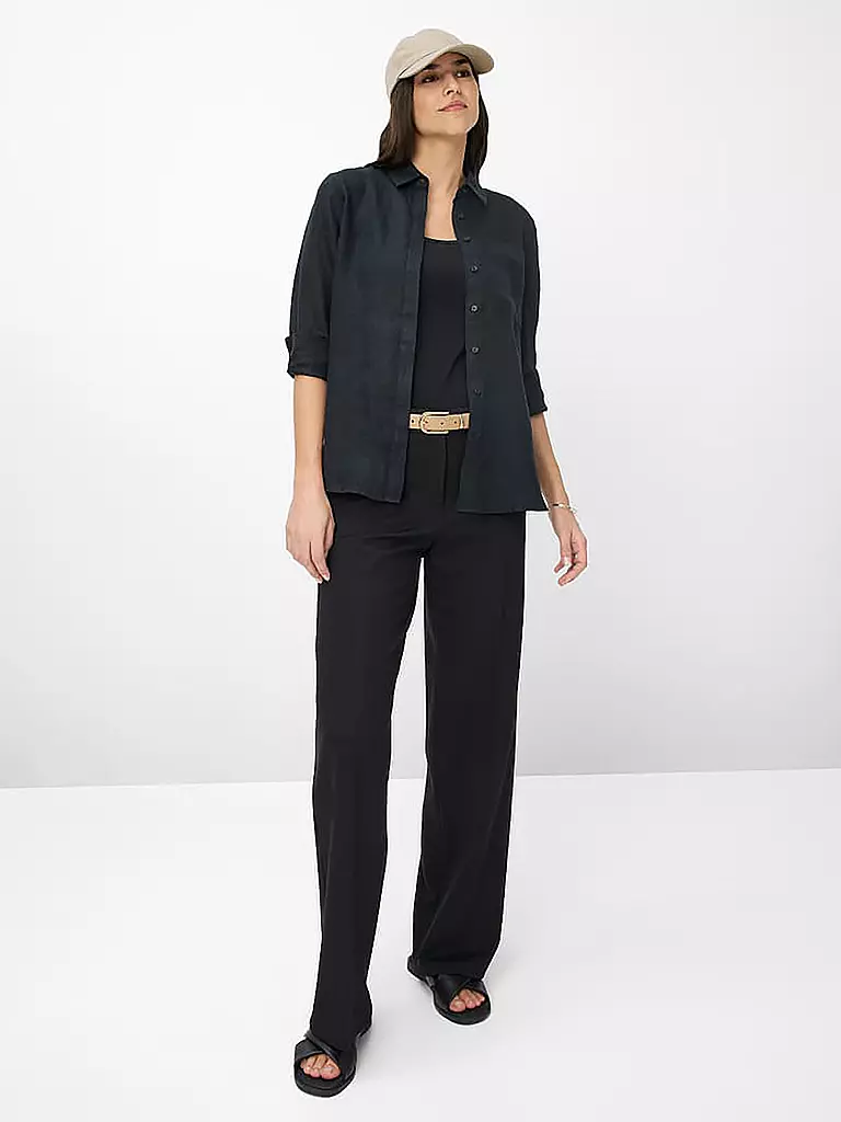 BRAX | Leinenbluse VICKI | Negro
