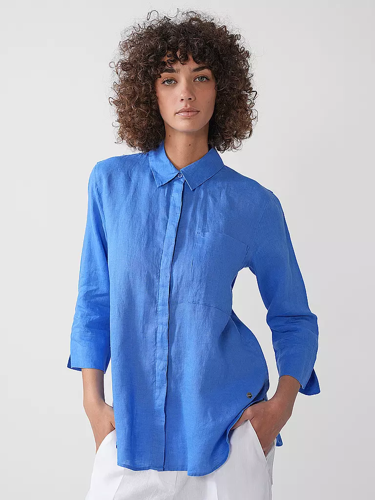 BRAX | Leinenbluse VICKI | Azul