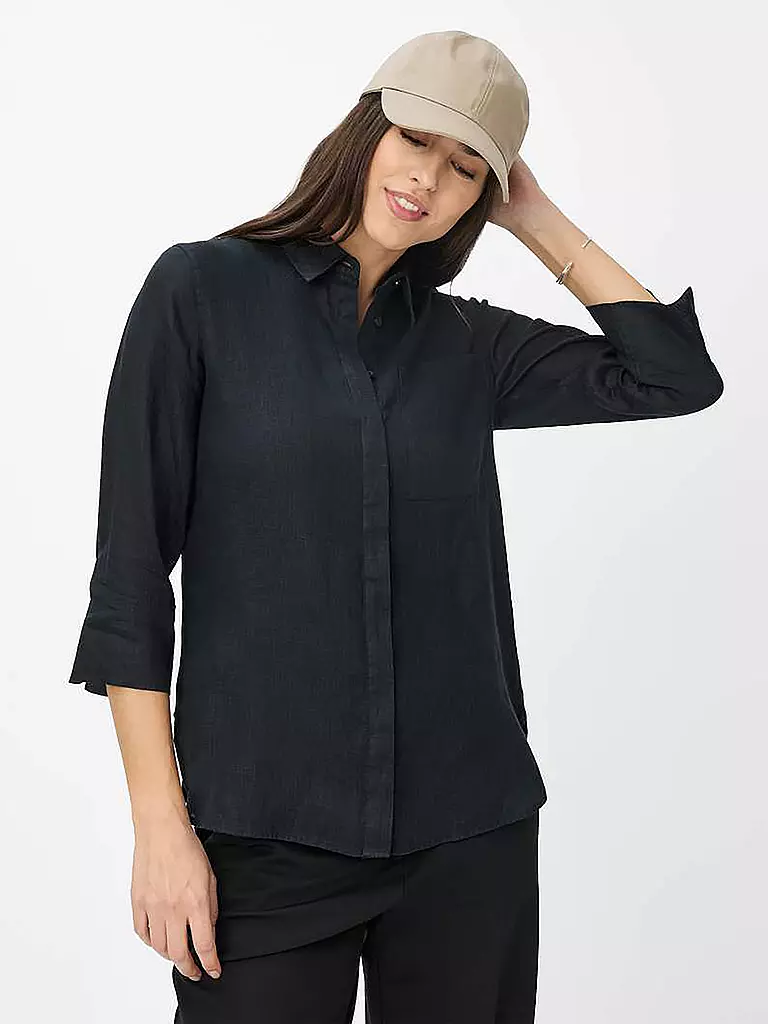 BRAX | Leinenbluse VICKI | Negro