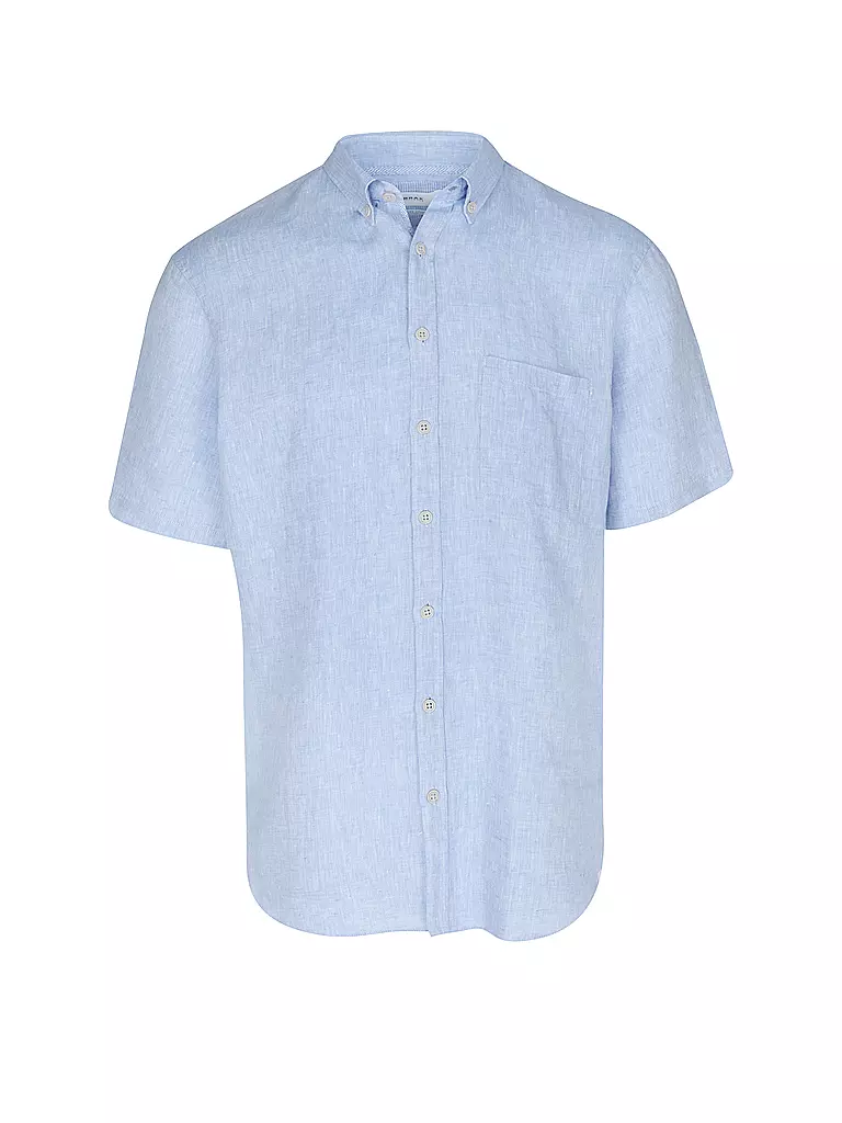 BRAX | Leinenhemd DAN | Azul claro