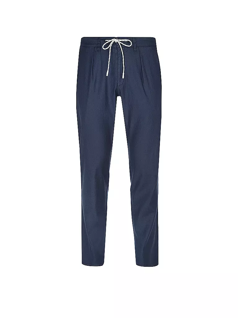 BRAX | Leinenhose Modern Fit FABIO K  | Azul oscuro