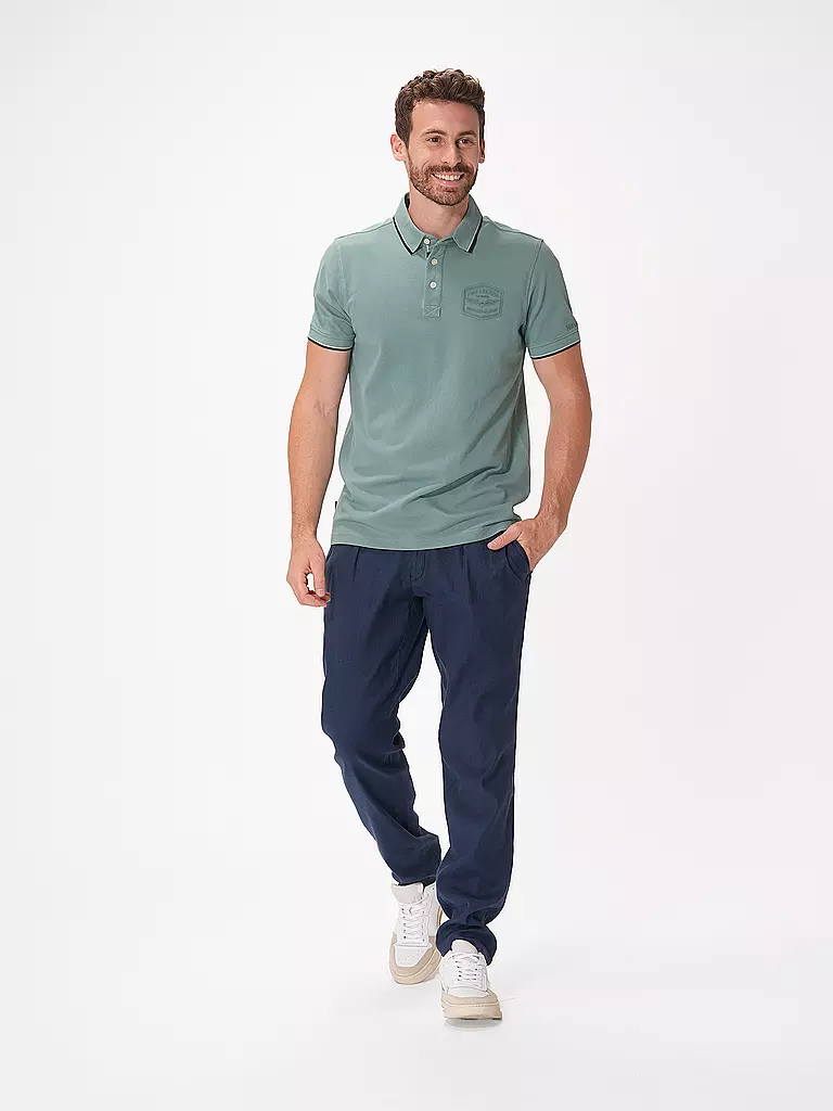 BRAX | Leinenhose Modern Fit FABIO K  | Azul oscuro