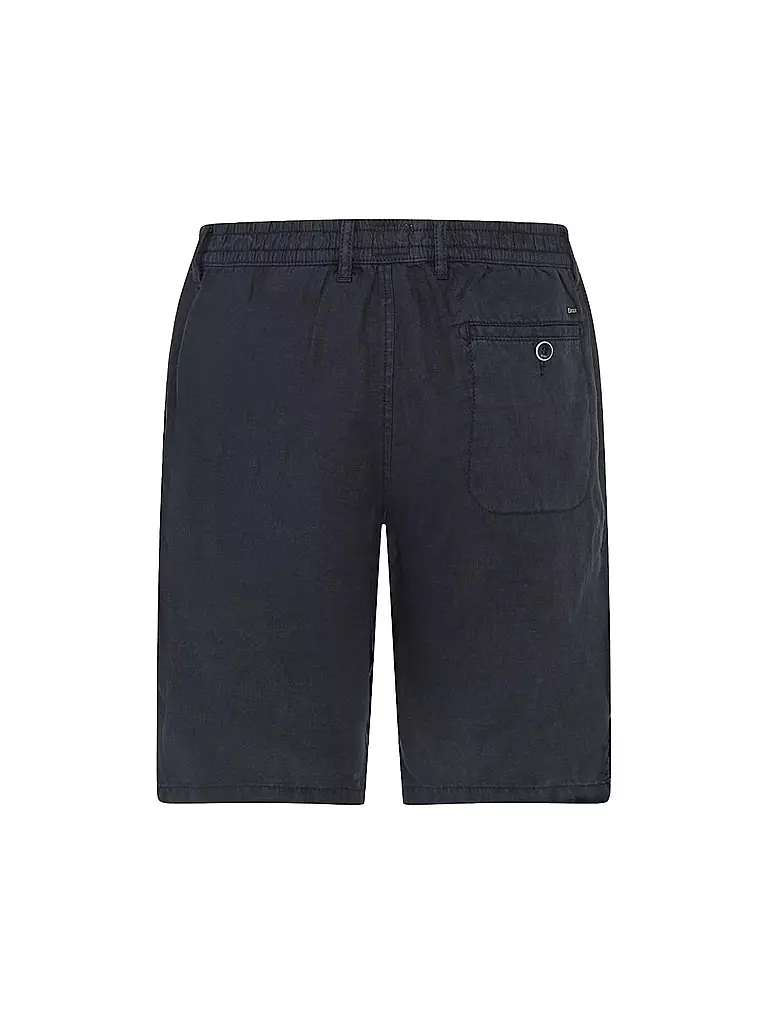 BRAX | Leinenshorts BALU | Azul oscuro