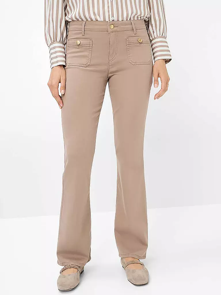 BRAX | Pantalón acampanado SHAKIRA | Beige