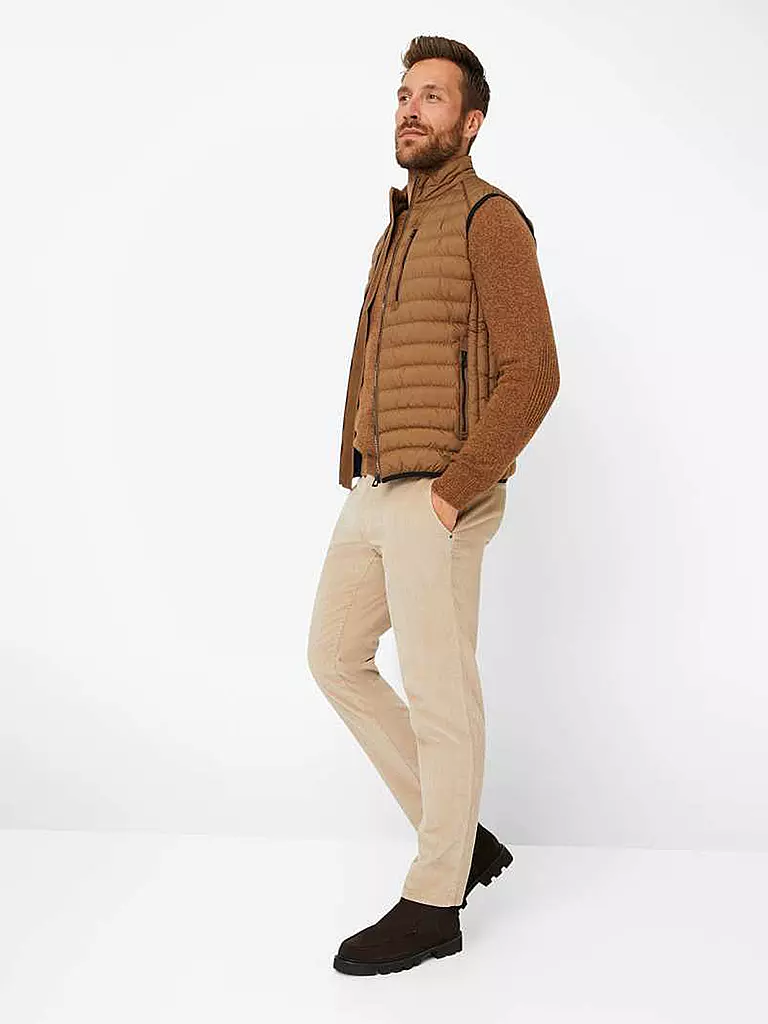 BRAX | Pantalón de pana FABIO JOG | Beige