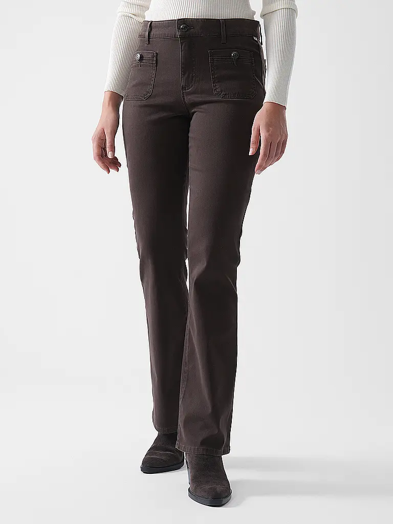 BRAX | Pantalones de corte acampanado SHAKIRA | Marrón
