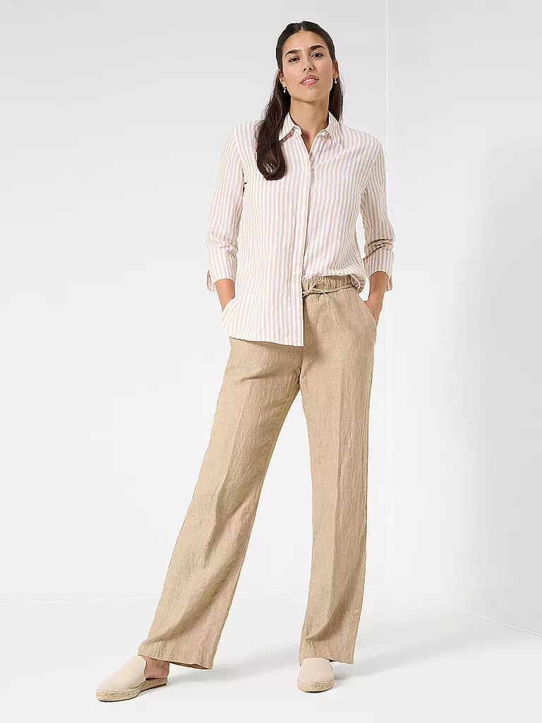 BRAX | Pantalones de lino FARINA | Beige