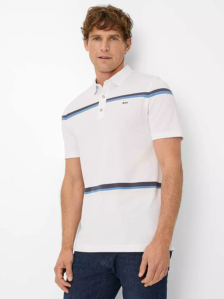 BRAX | Poloshirt PARKER S | Blanco