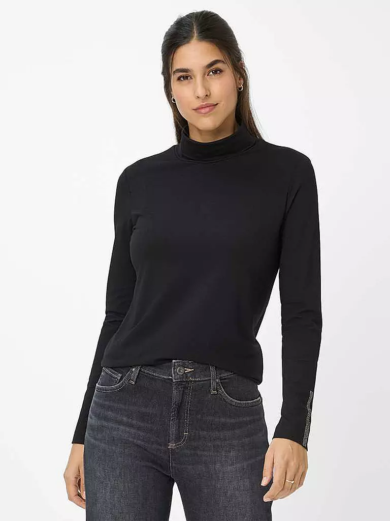 BRAX | Rollkragenpullover CARINA.L | Negro