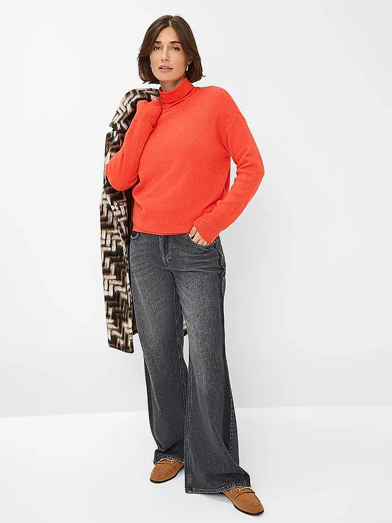BRAX | Rollkragenpullover CARINA.L | Rojo