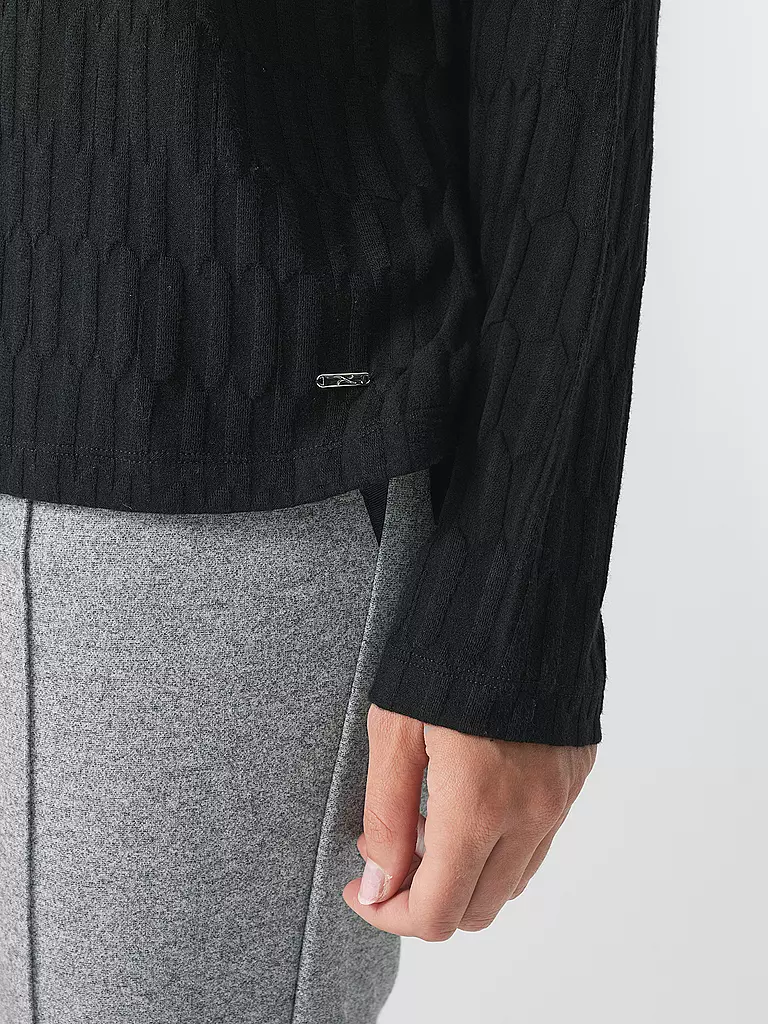 BRAX | Rollkragenshirt | Negro