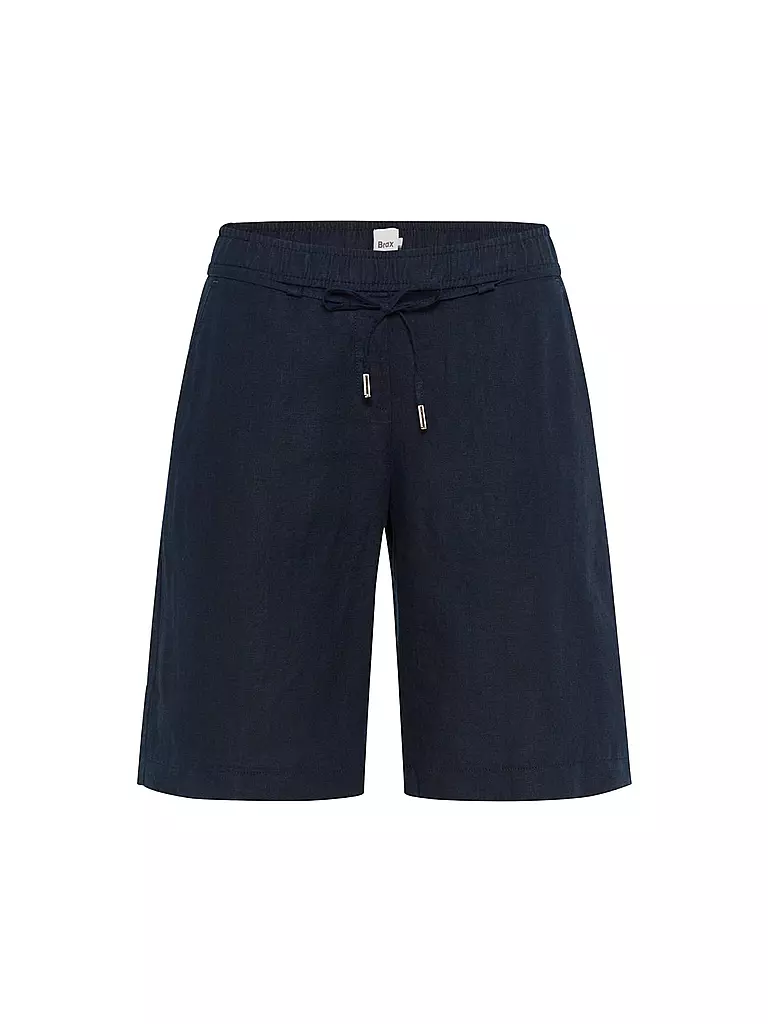 BRAX | Shorts de lino MEL B | Azul oscuro