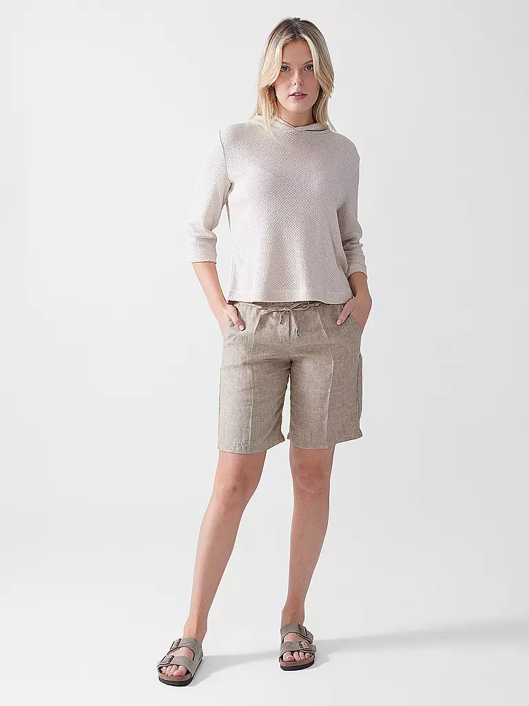 BRAX | Shorts de lino MEL B | Beige