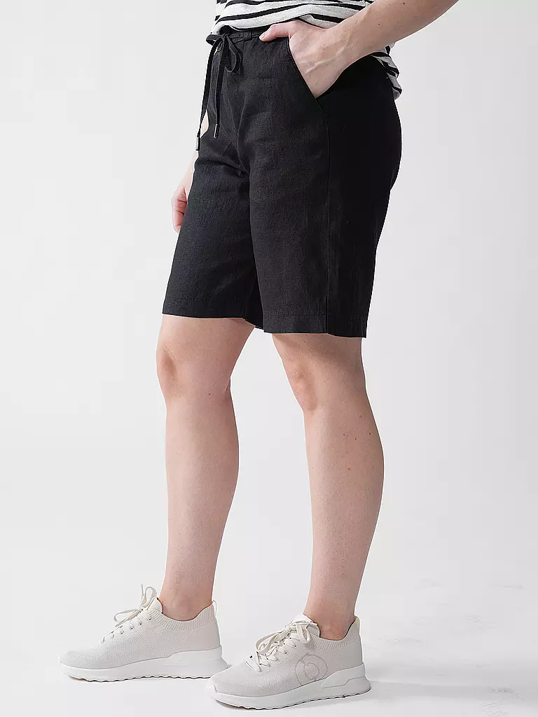 BRAX | Shorts de lino MEL B | Negro