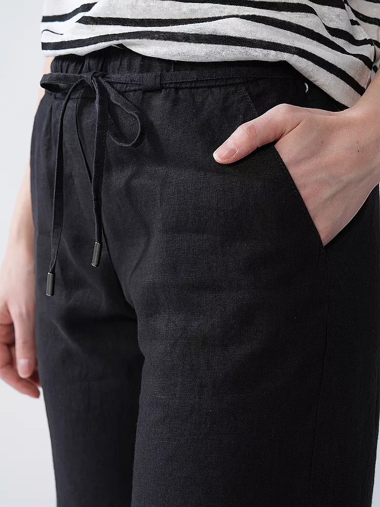 BRAX | Shorts de lino MEL B | Negro