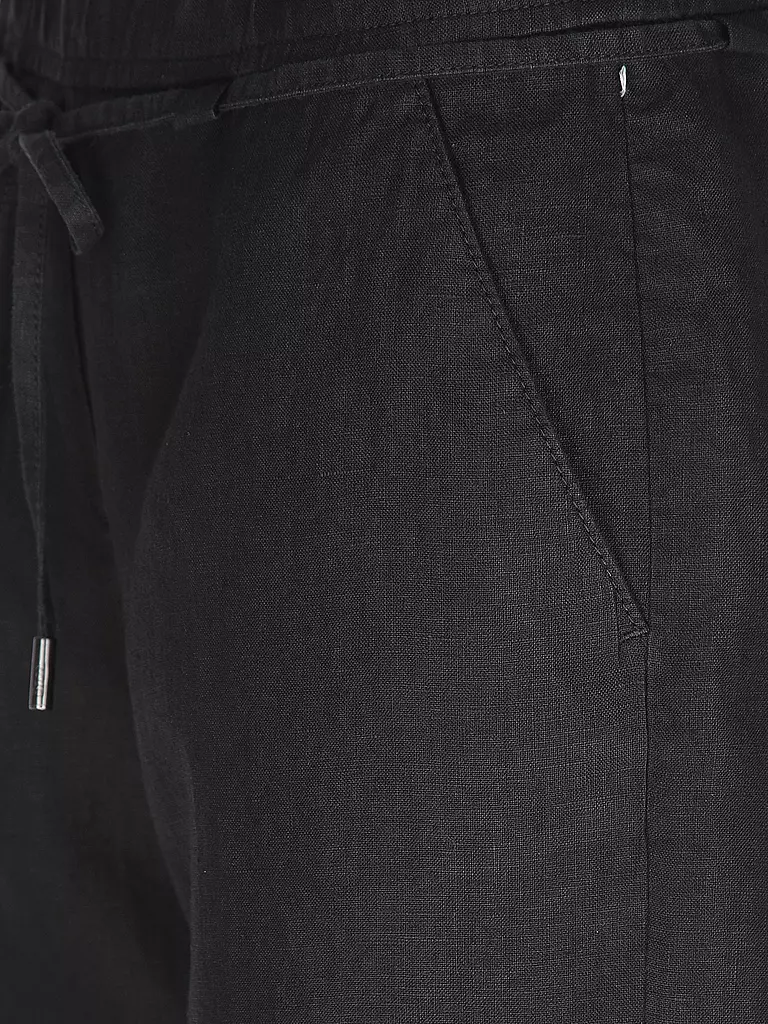 BRAX | Shorts de lino MEL B | Negro