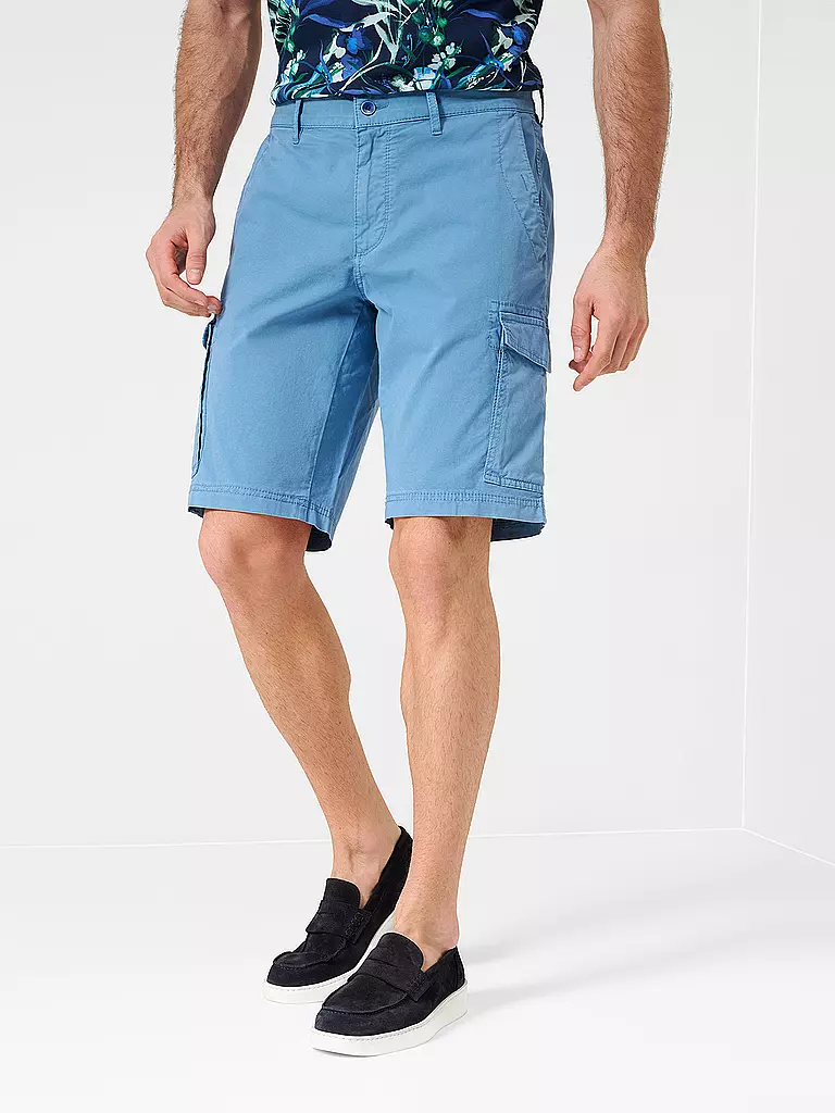 BRAX | Shorts Regular Fit BRAZIL | Azul