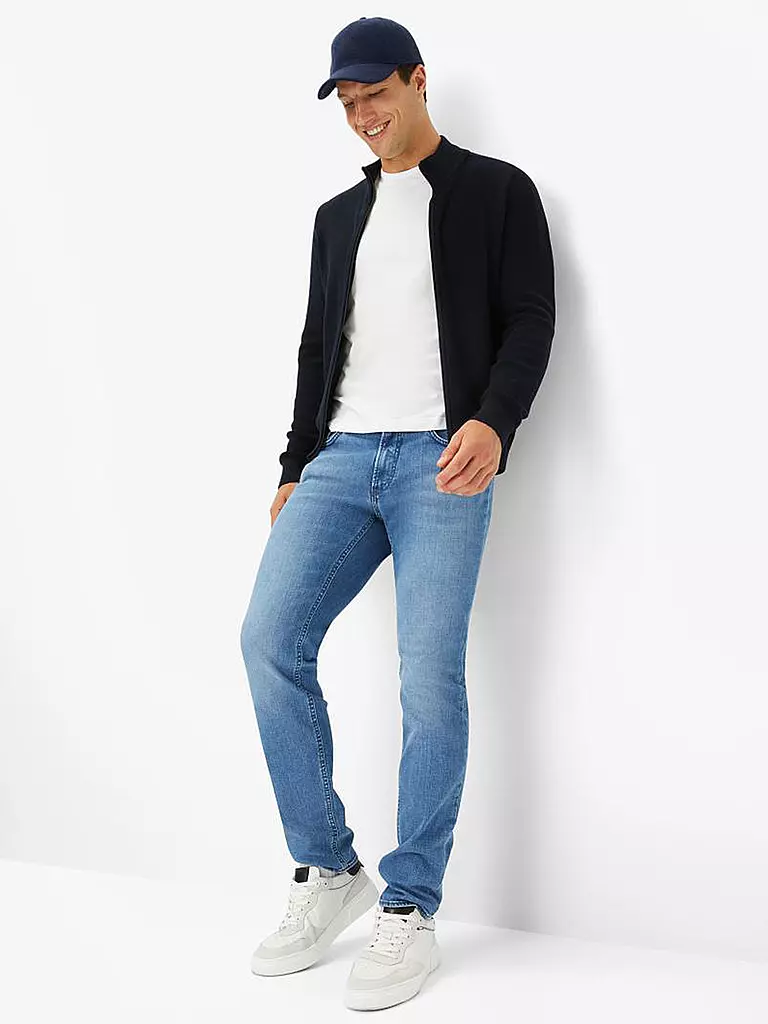 BRAX | Strickjacke JOHN | Azul oscuro