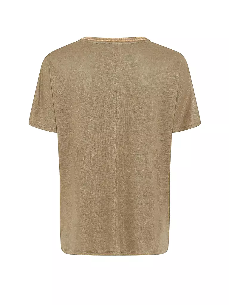 BRAX | T-Shirt CAELEN
Marca: BRAX
Farbe: olive
Kategorien: Mode,Damen
Tags: Große Größen

Ärmellänge: Kurzarm
Ausschnitt: Rundhalsausschnitt
Material: Leinen
Musterung: Unifarben
Passform (Oberbekleidung): Regular
Stil: Casual | 