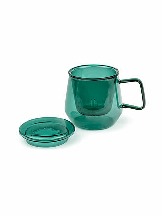 BREDEMEIJER | Tetera TEA FOR ONE LIVORNO 0,35l Vidrio Verde Jade