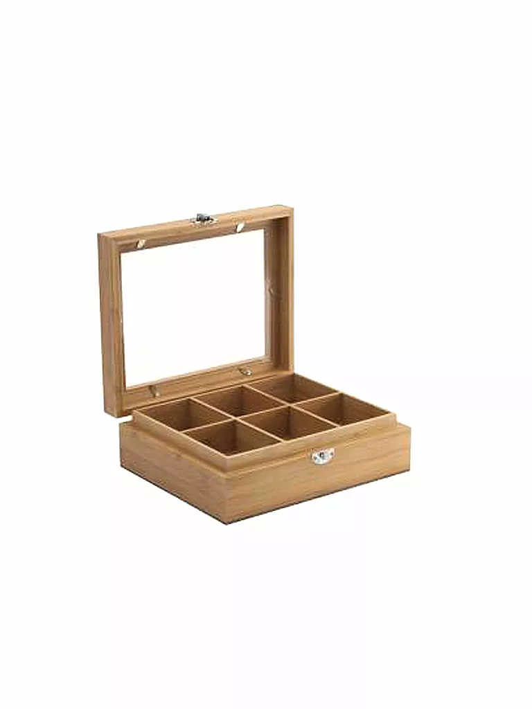 BREDEMEIJER | Caja para bolsitas de té de madera de bambú | Marrón