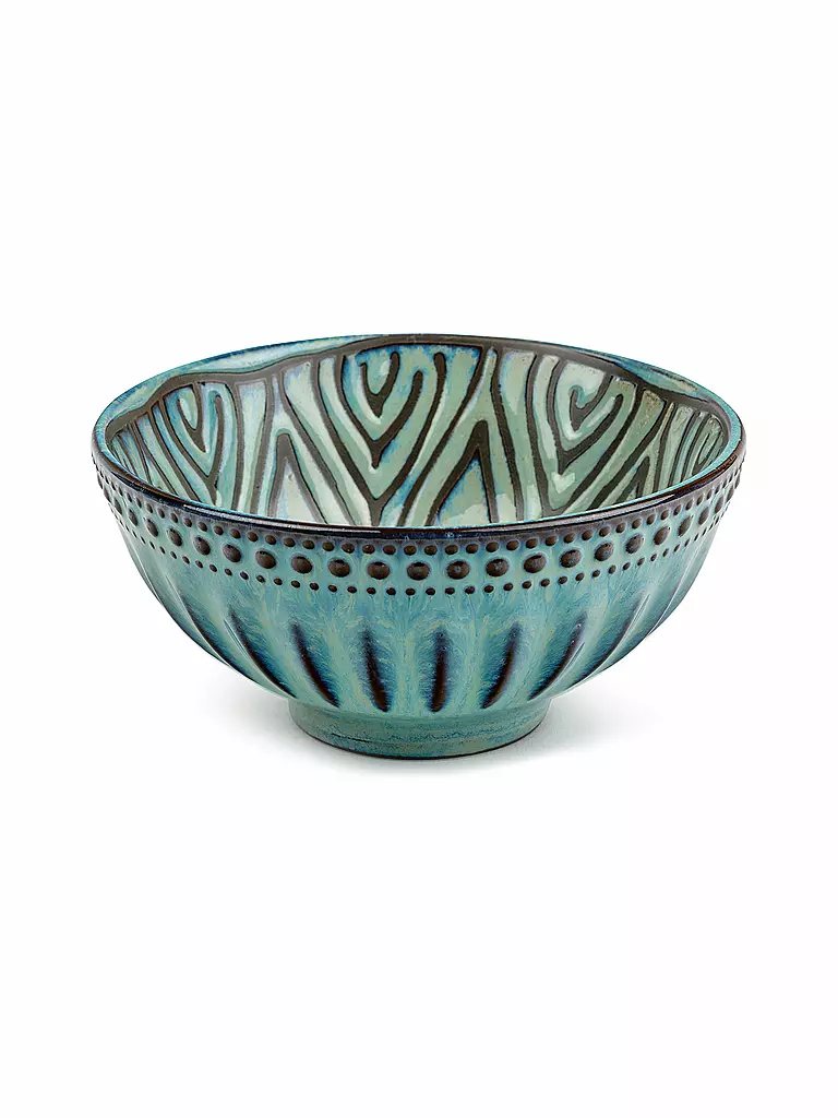 BREDEMEIJER | Tazas de té JARA Juego de 5 de porcelana / Multicolor | Multicolor